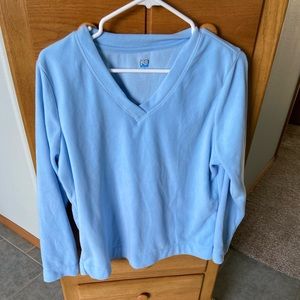 SJB V-Neck Fleece Top